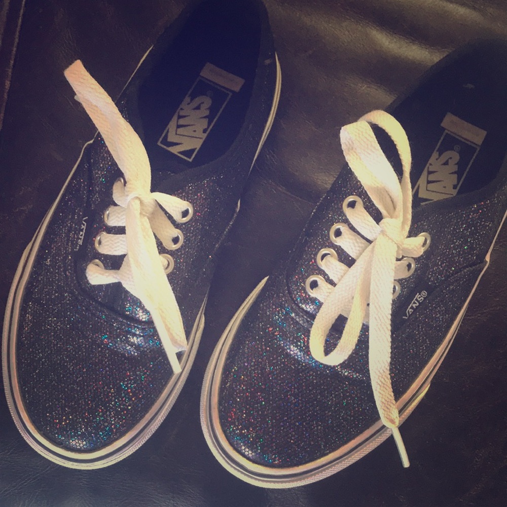 Vans Glitter Laceup Girls shoes